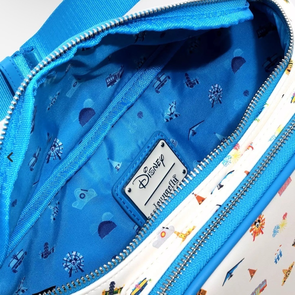 Loungefly Disney 65th Anniversary Landmarks Fanny Pack - BoxLunch Exclusive - Picture 3 of 6